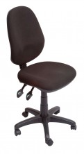 ECO70CH. Ergo 3 Lever. Gas Lift. Back Angle. Seat Tilt. Fabric: Black, Navy, Charcoal